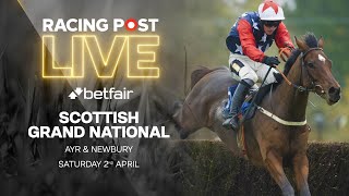 Scottish Grand National  Ayr amp Newbury  Racing Post Live [upl. by Melan]