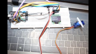 ESP32 Control Servomotor through the Firebase with OLED display [upl. by Julis]