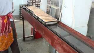 Allied Equipments Swing Tray Oven Master Bake Series 25 with duplex chain conveyor [upl. by Gnes356]