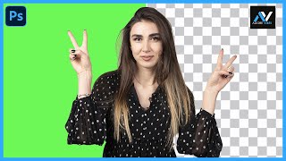 Remove Green Screen Background in Photoshop 2024  Remove Color Fringe [upl. by Analra]