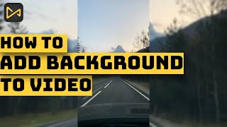 How to Add Background to Videoin 1 Minute [upl. by Mosi]