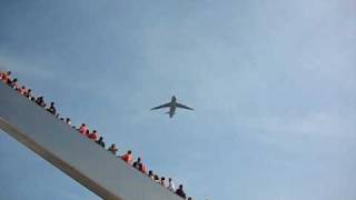 Fly Over Paul Brown Stadium C5 Galaxy [upl. by Sasnak]