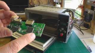 Home built SMD Reflow Oven [upl. by Odraner]