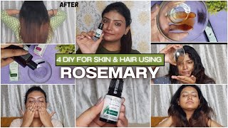 ROSEMARY Essential Oil 4 DIY for Even and Glowing Skin amp Long Healthy Hair✅ diy rosemaryoil [upl. by Alaecim]