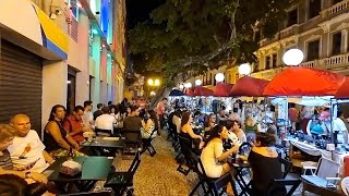 RECIFE A NOITE BAR COMIDA DE RUA PERNAMBUCO BRAZIL 26 MAIO 2024 [upl. by Wiskind]