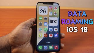 How to Enable or Disable Data Roaming on iPhone on iOS 18 [upl. by Onfre]