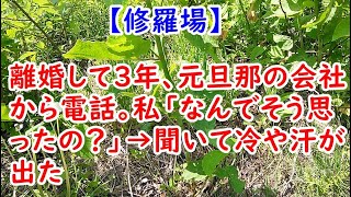 【修羅場】離婚して３年、元旦那の会社から電話。私「なんでそう思ったの？」→ 聞いて冷や汗が出た【痛快・スカッとジャパン】 [upl. by Chaddy]