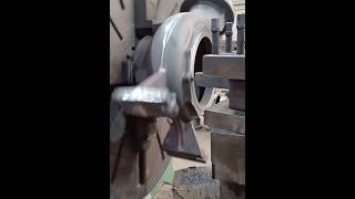 Machining Pump on Lathe Machine machinist lathework metalworking skilledworkers skills [upl. by Boyer5]