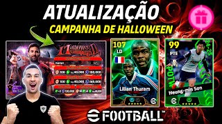 ATUALIZAÇÃO NOVA CAMPANHA DE HALLOWEEN MAIS UM ÉPICO GRÁTIS E MOEDAS FREE NO EFOOTBALL 2025 MOBILE [upl. by Bal314]