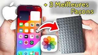 Tuto 3 meilleures façons de transférer photo iPhone 16 vers disque dur externe WinampMac [upl. by Nylednarb]