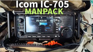 Icom IC705 Manpack [upl. by Lundt]