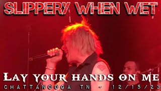 Slippery when wet  Bon Jovi tribute band  Lay your hands on me  Chattanooga 121523 [upl. by Rasec]