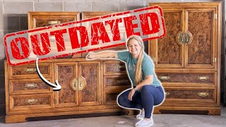 Updating Old Furniture On A Budget  Bedroom Furniture Set Makeover [upl. by Firman]