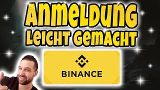 Binance Anmeldung Deutsch 2023  Konto erstellen und verifizieren✔️ [upl. by Ccasi]