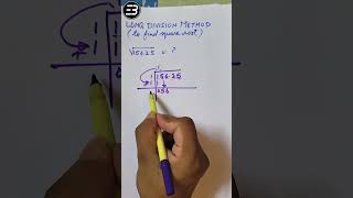 Long Division Method to find square root  EDUBUOY  mathstricks squareroot [upl. by Desireah]