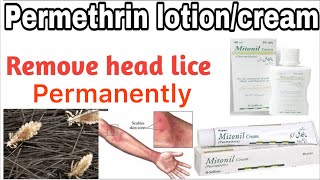 Mitonil lotioncream usespermethrin  how to remove head lice in one day  Treat scabies [upl. by Etnohs946]