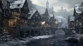 Celtic Fantasy Music  Village of Winter Snowy Village Medieval Ambience Magical Relaxation [upl. by Eluj]