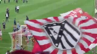 ATLETICO DE MADRID FANS quotJugadores Jugadores Hemos venido a ganarquot [upl. by Einnoj]