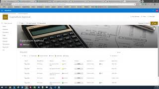 Expenditure Approval System in SharePoint [upl. by Buffo403]