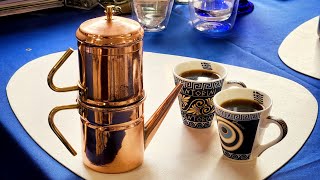 How to use Neapolitan Flip Coffee Pot  Caffettiera Napoletana 🇮🇹☕️😌🤌🏻 [upl. by Noswal857]