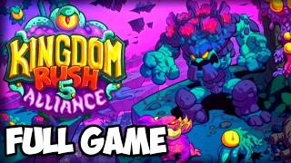 Kingdom Rush Alliance Veteran 3 Stars  FULL Game Walkthrough  Longplay [upl. by Houlberg98]