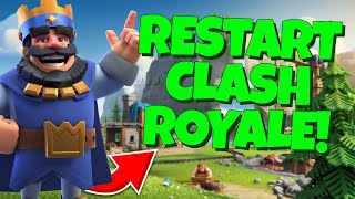 How to RESTART Your Clash Royale Account  Reset Clash Royale Tutorial [upl. by Johppa]