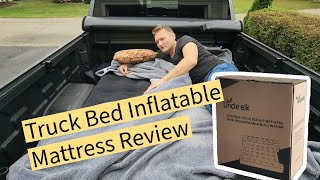 Uncle Elk Truck Bed Inflatable Mattress Review Silverado F150 Ram 1500 [upl. by La]