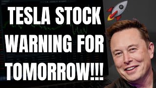 🔥 TESLA STOCK WARNING FOR TOMORROW TSLA SPY NVDA QQQ META MSFT COIN amp AMZN PREDICTIONS 🚀 [upl. by Ynaittirb274]