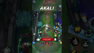 KDA AKALI  ONESHOT BUILD  WILD RIFT GAMEPLAY [upl. by Nutsud]