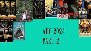 What I Watched In August 2024 Part 2 [upl. by Sset]