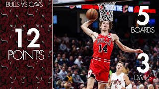 Matas Buzelis 12 PTS POPS in NBA PreSeason Debut vs Cavs  October 8 2024 [upl. by Ardeha]