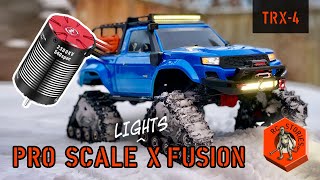 Get Traxxas Pro Scale Lighting To Work With Hobbywing Fusion  RC Stories Garage  Episode 16 [upl. by Bernardi]