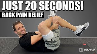 6 Exercises To Relieve Back Pain In 9 Minutes  FOLLOW ALONG [upl. by Quintilla]