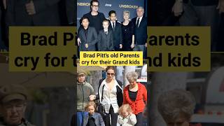 Brad Pitts old parents crying for their grand kids angelina bradpitt angelinajolie [upl. by Llevra]