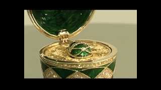 Faberge Easter Egg with egg pedant inside by Keren Kopal pop art decoration [upl. by Ayotaj650]