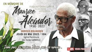 CEREMONIE FUNEBRE ALCINDOR MAURICE RENE JEUDI 5 05 2022 [upl. by Aremat]