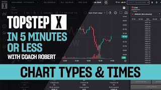 TopstepX  5 Mins or Less  Chart Types amp Times [upl. by Nylirehs870]