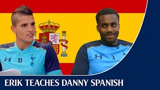 Erik Lamela teaches Danny Rose Spanish [upl. by Anikal788]