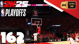 NBA 2K25 My Career PC 4K EP162 Playoffs East Semis Game 4 Bulls  Hawks [upl. by Furnary]