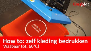 How to zelf kleding bedrukken Stap voor stap uitleg [upl. by Everest]