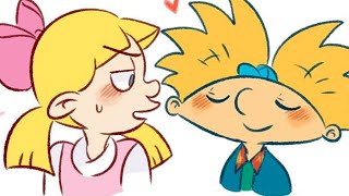 Arnolds Jealousy  Helga x Arnold Comic Dub [upl. by Septima75]