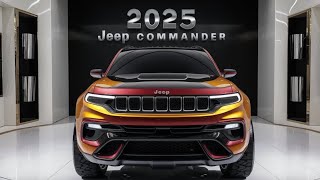 2025 Jeep Commander Unveiling the Redesigned SUV [upl. by Ardnuaet]