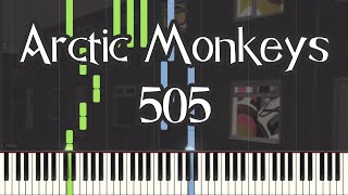 Arctic Monkeys  505 Piano Tutorial [upl. by Nimrahc]