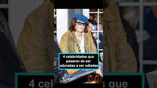 4 celebridades que pasaron de ser adoradas a ser odiadasforyou celebrity usa fyp [upl. by Yaf]