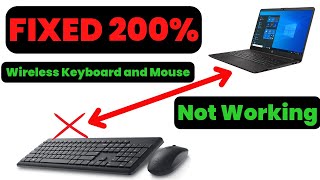 Wireless Keyboard and Mouse Not Working in Windows 10 1178  HP  DELL  Logitech  Lenovo [upl. by Marcello]