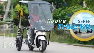 Elderly Motorbike  Honda Moove Trike Kit  Side Wheel Attachment Kit [upl. by Jansson]