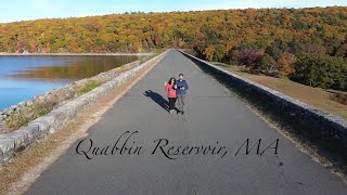 Stunning Aerial Views of Quabbin Reservoir MA  DJI Drone Footage [upl. by Allehc]