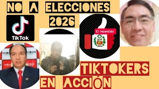 CONVERSATORIO CON TIKTOKERS  NOOOO A LAS ELECCIONES 2026 EN PERÚ 🇵🇪 [upl. by Amitie276]