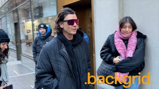 Gavin Rossdale arrives at the Today Show in New York City NY [upl. by Yntruoc731]