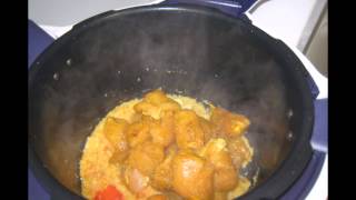 Moulinex cookeo Receta de pollo al curry [upl. by Bambie]